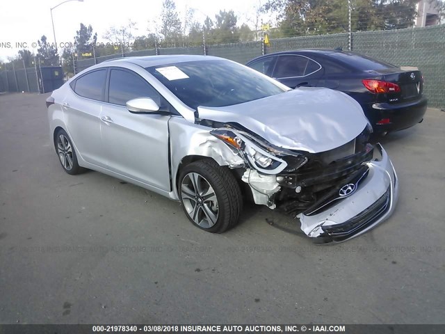 KMHDH4AH4FU382343 - 2015 HYUNDAI ELANTRA SE/SPORT/LIMITED GRAY photo 1