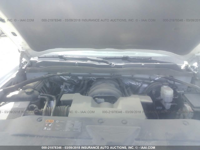 3GCUKREC6EG372982 - 2014 CHEVROLET SILVERADO K1500 LT WHITE photo 10