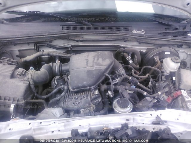 5TFTX4CNXFX049780 - 2015 TOYOTA TACOMA ACCESS CAB Weiß Foto 10