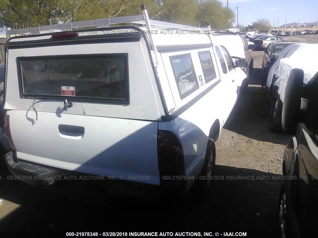 5TFTX4CNXFX049780 - 2015 TOYOTA TACOMA ACCESS CAB Weiß Foto 4