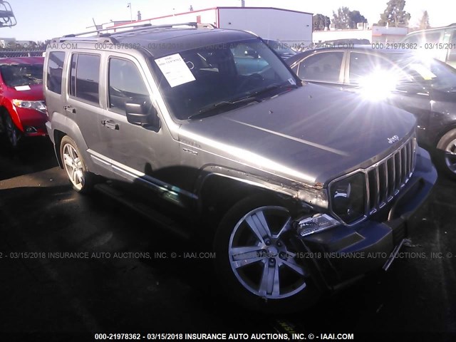 1C4PJMFKXCW157922 - 2012 JEEP LIBERTY JET GRAY photo 1