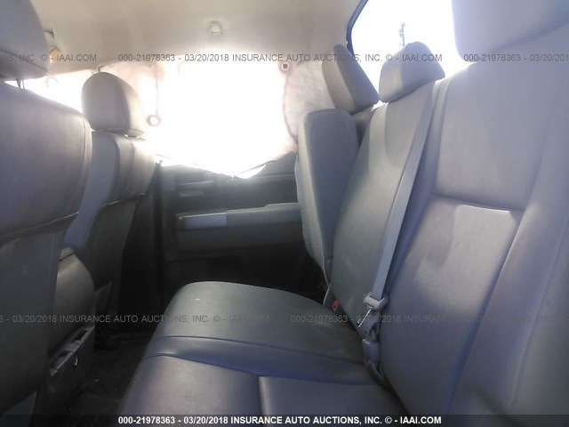 5TFRM5F13DX066418 - 2013 TOYOTA TUNDRA DOUBLE CAB SR5 WHITE photo 8