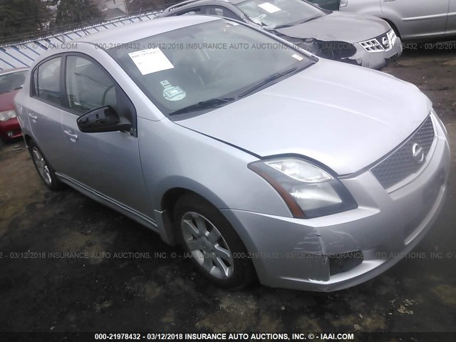 3N1AB6AP4CL692982 - 2012 NISSAN SENTRA 2.0/2.0S/SR/2.0SL SILVER photo 1