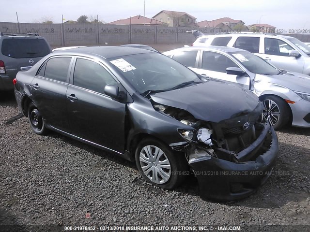 1NXBU4EE0AZ286463 - 2010 TOYOTA COROLLA S/LE/XLE GRAY photo 1