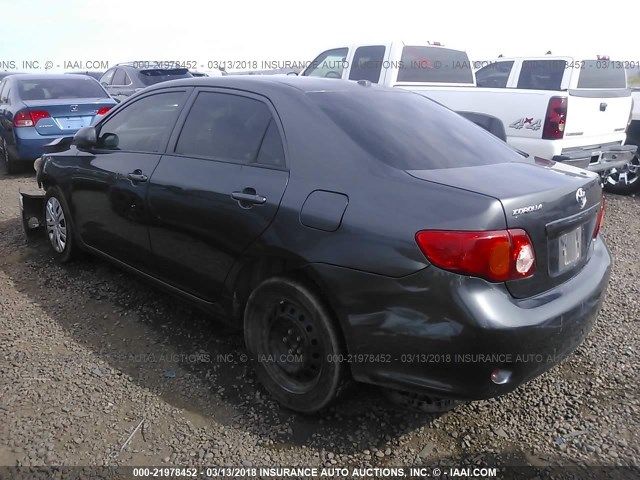 1NXBU4EE0AZ286463 - 2010 TOYOTA COROLLA S/LE/XLE GRAY photo 3