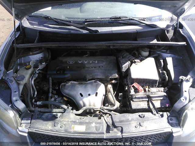 JTLKE50E091088806 - 2009 TOYOTA SCION XB Light Blue photo 10