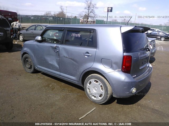 JTLKE50E091088806 - 2009 TOYOTA SCION XB Light Blue photo 3
