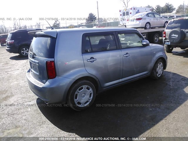 JTLKE50E091088806 - 2009 TOYOTA SCION XB Light Blue photo 4