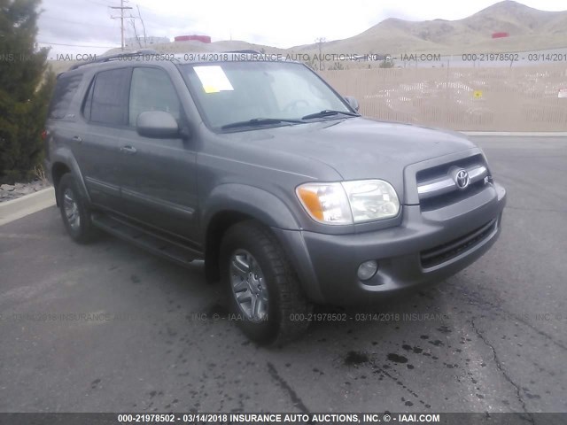 5TDBT48A55S239729 - 2005 TOYOTA SEQUOIA LIMITED GRAY photo 1