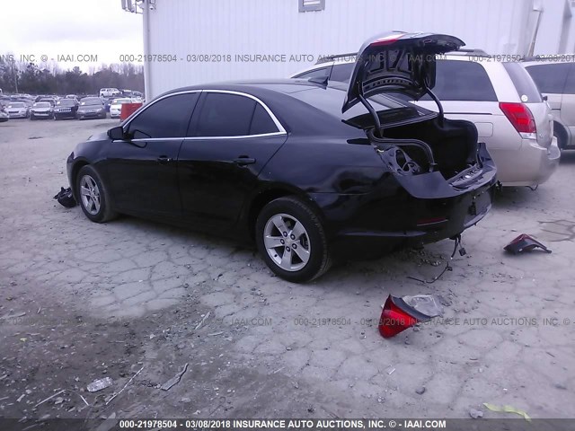 1G11C5SA9GU122110 - 2016 CHEVROLET MALIBU LIMITED LT BLACK photo 3