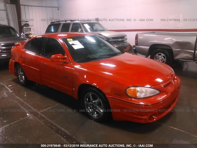 1G2NW52EX1C285398 - 2001 PONTIAC GRAND AM GT RED photo 1