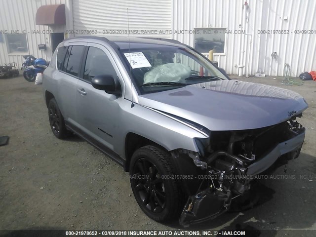 1C4NJCBA7FD211434 - 2015 JEEP COMPASS SPORT SILVER photo 1