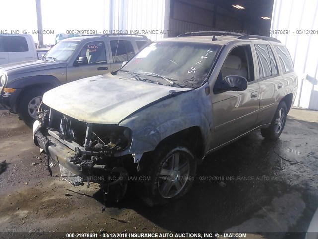 1GNDT13S372209105 - 2007 CHEVROLET TRAILBLAZER LS/LT GOLD photo 2