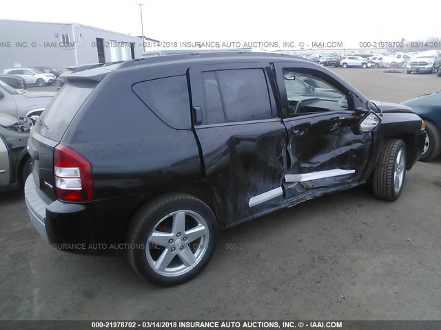 1J8FT57W47D231066 - 2007 JEEP COMPASS LIMITED BLUE photo 4