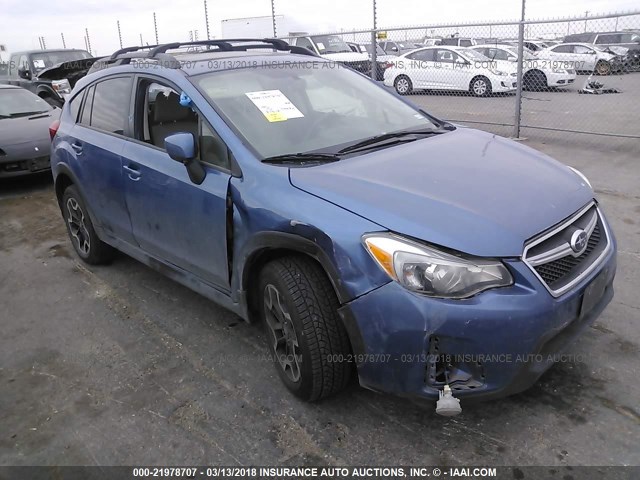 JF2GPABCXG8240645 - 2016 SUBARU CROSSTREK PREMIUM BLUE photo 1