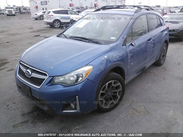 JF2GPABCXG8240645 - 2016 SUBARU CROSSTREK PREMIUM ლურჯი ფოტო 2