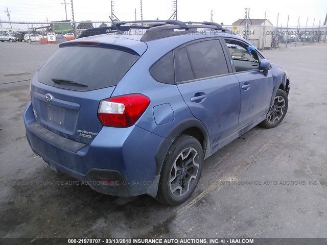 JF2GPABCXG8240645 - 2016 SUBARU CROSSTREK PREMIUM ლურჯი ფოტო 4