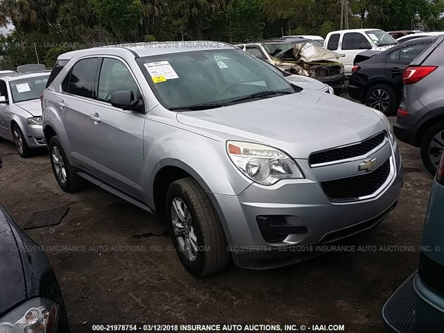 2CNALBEW0A6308584 - 2010 CHEVROLET EQUINOX LS SILVER photo 1