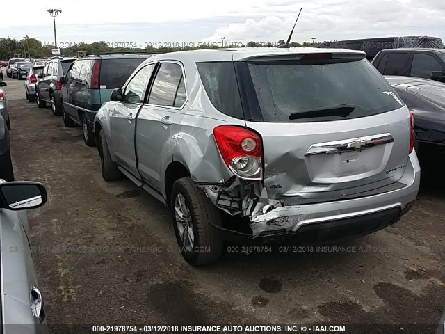 2CNALBEW0A6308584 - 2010 CHEVROLET EQUINOX LS SILVER photo 3