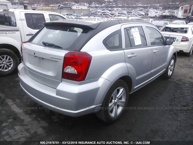 1B3CB3HA5BD296474 - 2011 DODGE CALIBER MAINSTREET SILVER photo 4