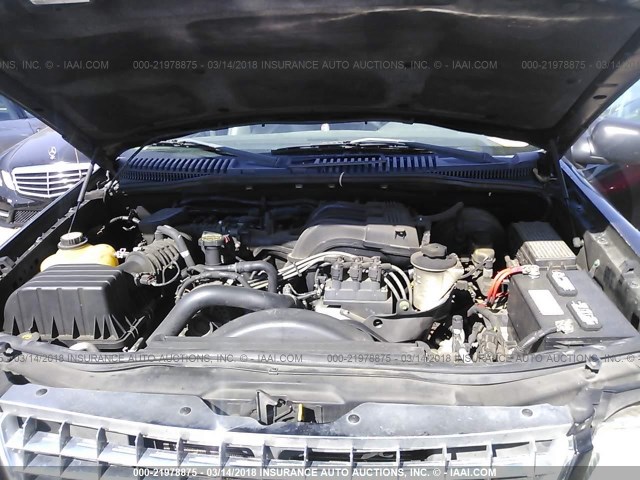 1FMZU63K24UB31601 - 2004 FORD EXPLORER XLT/XLT SPORT/NBX 黑色 照片 10