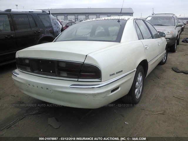 1G4CW54K114267030 - 2001 BUICK PARK AVENUE  WHITE photo 4