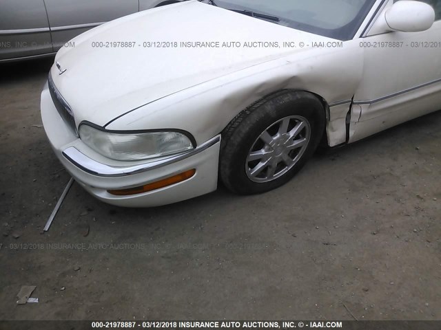 1G4CW54K114267030 - 2001 BUICK PARK AVENUE  WHITE photo 6