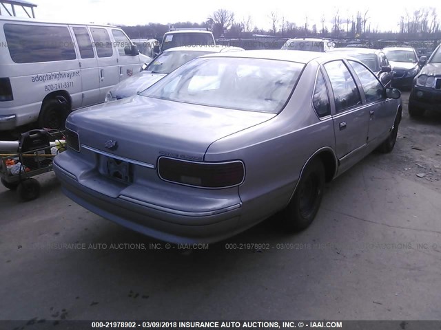 1G1BL52W6TR118982 - 1996 CHEVROLET CAPRICE CLASSIC GRAY photo 4