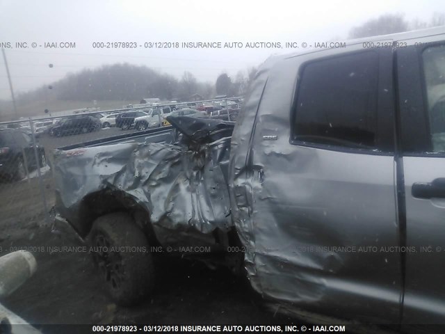 5TFUY5F16EX359603 - 2014 TOYOTA TUNDRA DOUBLE CAB SR/SR5 SILVER photo 6