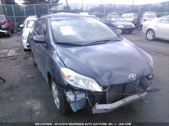 2T1KU40E19C044849 - 2009 TOYOTA COROLLA MATRIX  GRAY photo 1