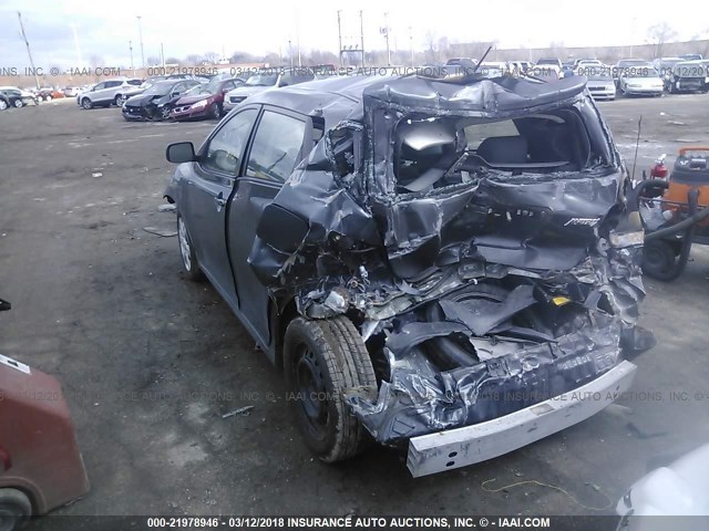2T1KU40E19C044849 - 2009 TOYOTA COROLLA MATRIX  GRAY photo 3