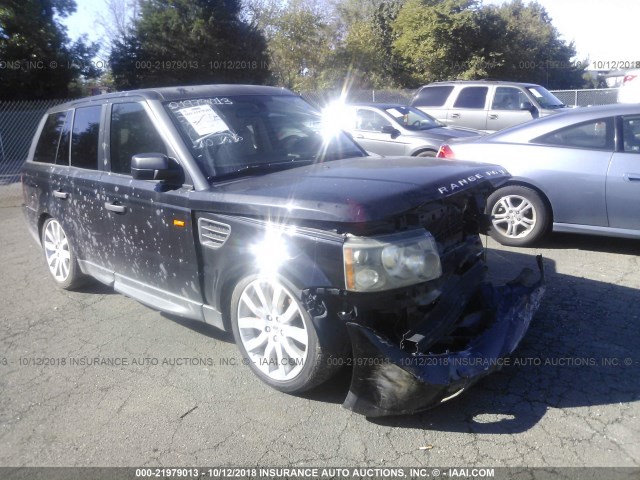 SALSK25417A982404 - 2007 LAND ROVER RANGE ROVER SPORT HSE BLACK photo 1