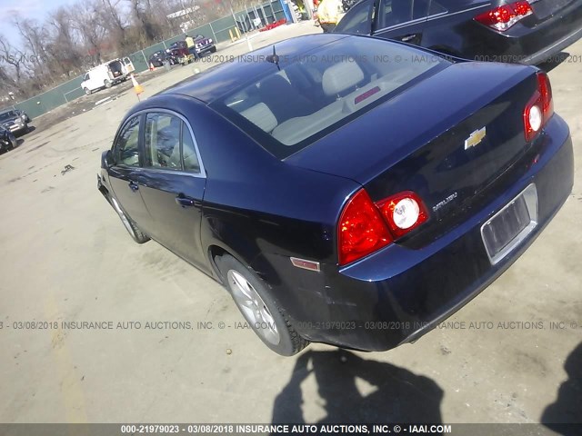 1G1ZB5EB9AF315136 - 2010 CHEVROLET MALIBU LS ლურჯი ფოტო 3