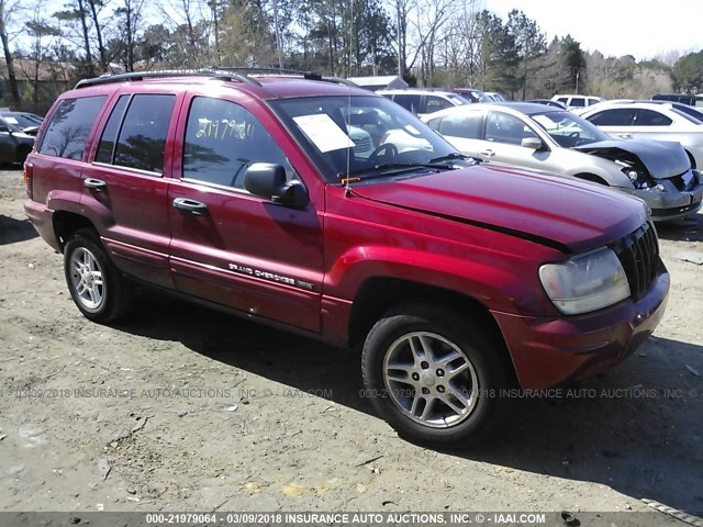 1J4GX48S74C258313 - 2004 JEEP GRAND CHEROKEE LAREDO/COLUMBIA/FREEDOM 红色 照片 1