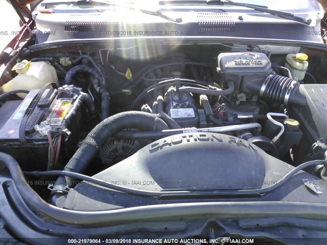 1J4GX48S74C258313 - 2004 JEEP GRAND CHEROKEE LAREDO/COLUMBIA/FREEDOM 红色 照片 10