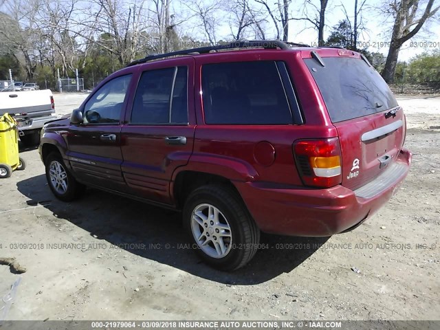 1J4GX48S74C258313 - 2004 JEEP GRAND CHEROKEE LAREDO/COLUMBIA/FREEDOM RED photo 3