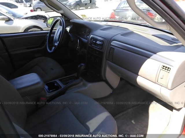 1J4GX48S74C258313 - 2004 JEEP GRAND CHEROKEE LAREDO/COLUMBIA/FREEDOM 红色 照片 5