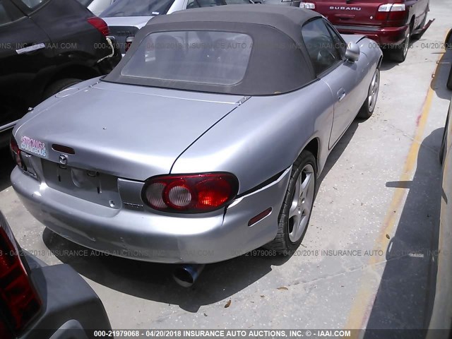 JM1NB353630309867 - 2003 MAZDA MX-5 MIATA LS SILVER photo 4