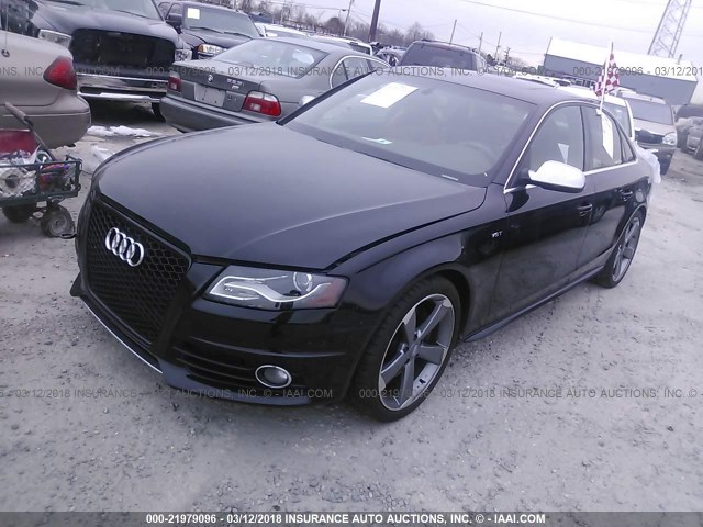 WAUDGAFL0AA049504 - 2010 AUDI S4 PREMIUM PLUS BLACK photo 2