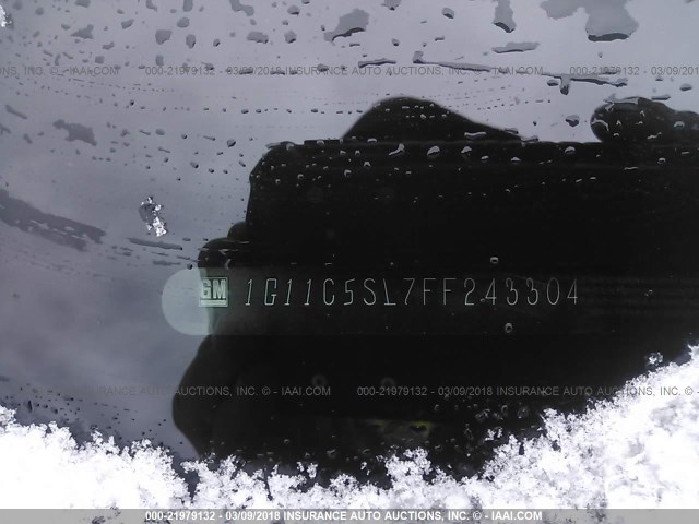 1G11C5SL7FF243304 - 2015 CHEVROLET MALIBU 1LT 白色 照片 9