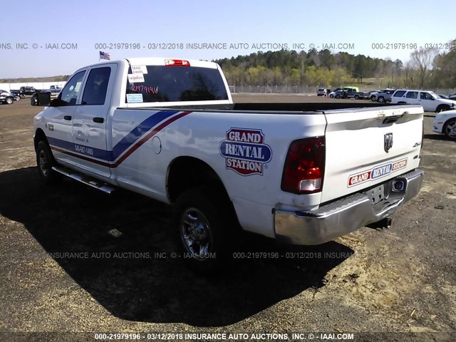 3C63D3GL3CG152820 - 2012 DODGE RAM 3500 ST WHITE photo 3