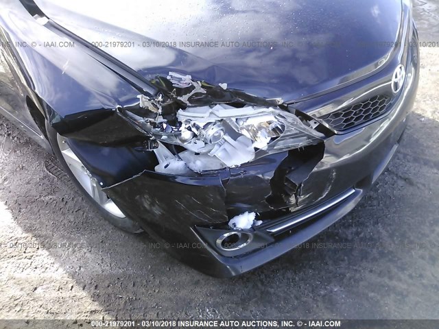 4T1BF1FK3CU098276 - 2012 TOYOTA CAMRY SE/LE/XLE Черный фото 6