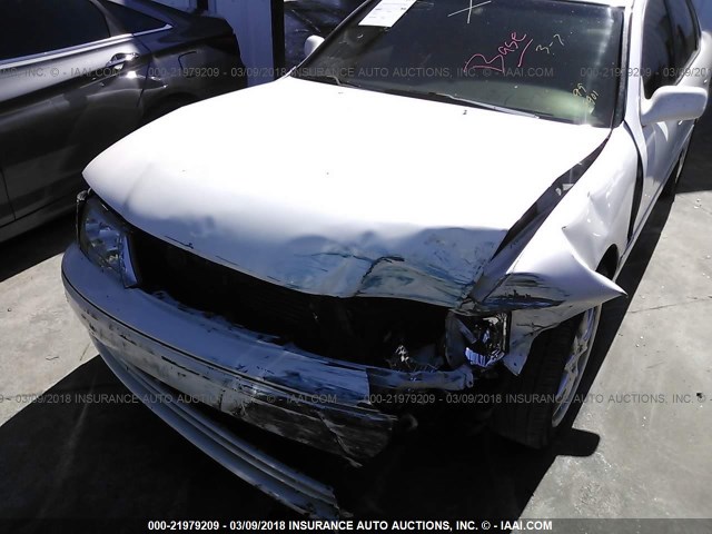 4T1BF18B9XU315901 - 1999 TOYOTA AVALON XL/XLS WHITE photo 6