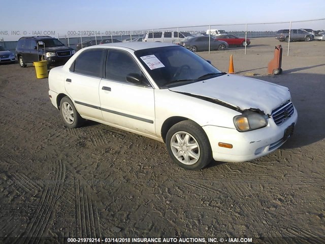 JS2GB41SX15206145 - 2001 SUZUKI ESTEEM GL/GLX/GLX SPORT WHITE photo 1
