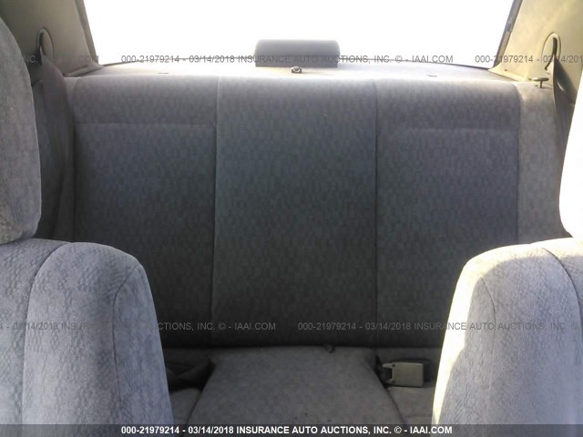 JS2GB41SX15206145 - 2001 SUZUKI ESTEEM GL/GLX/GLX SPORT WHITE photo 8