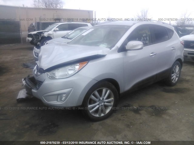 KM8JU3AC0BU181806 - 2011 HYUNDAI TUCSON GLS/LIMITED 银色 照片 2