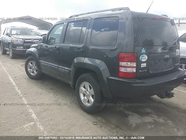 1J4PN2GK4AW164251 - 2010 JEEP LIBERTY SPORT GRAY photo 3