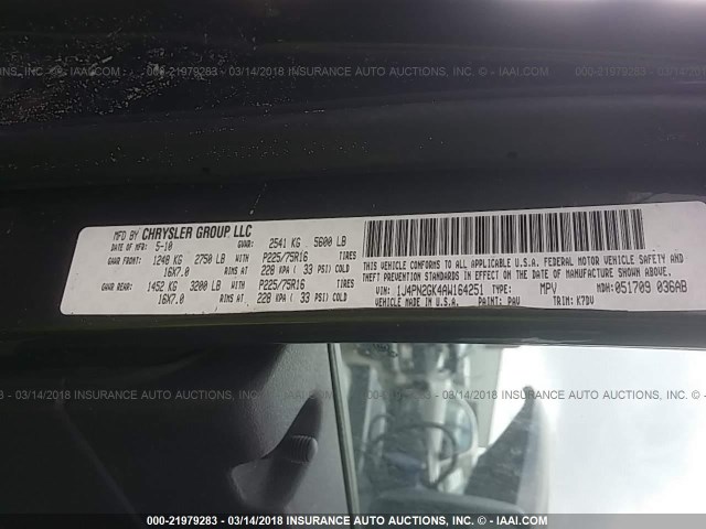 1J4PN2GK4AW164251 - 2010 JEEP LIBERTY SPORT 灰色 照片 9