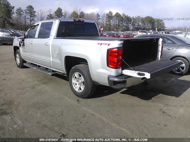 3GCUKREH9FG337821 - 2015 CHEVROLET SILVERADO K1500 LT GRAY photo 3