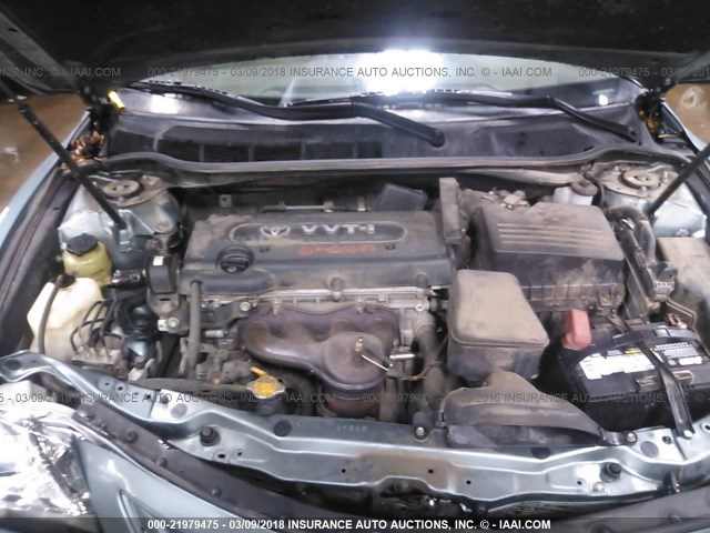 4T1BE46KX9U852125 - 2009 TOYOTA CAMRY SE/LE/XLE Бирюзовый фото 10